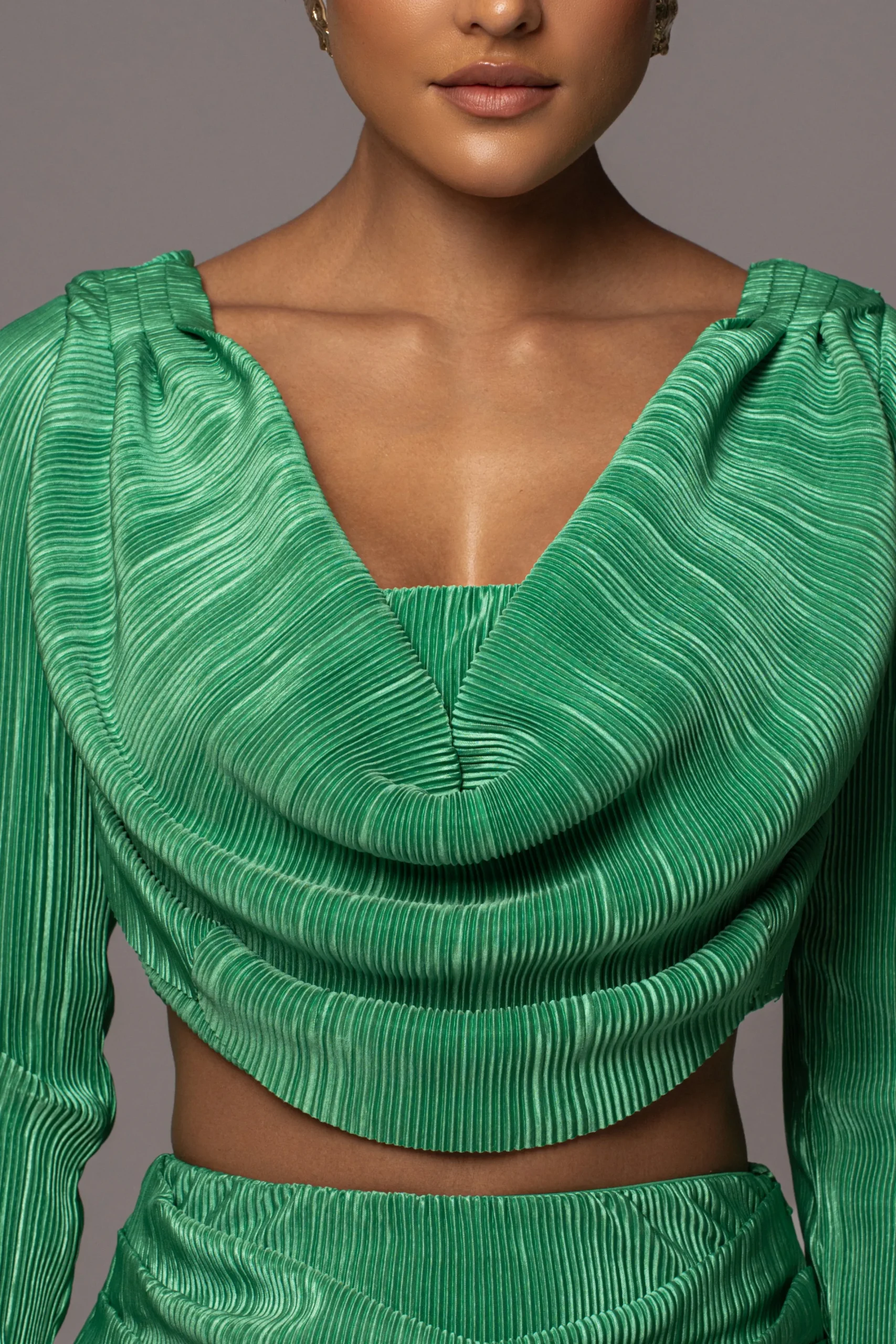 JLUXLABEL Green Haidyn Skirt Set