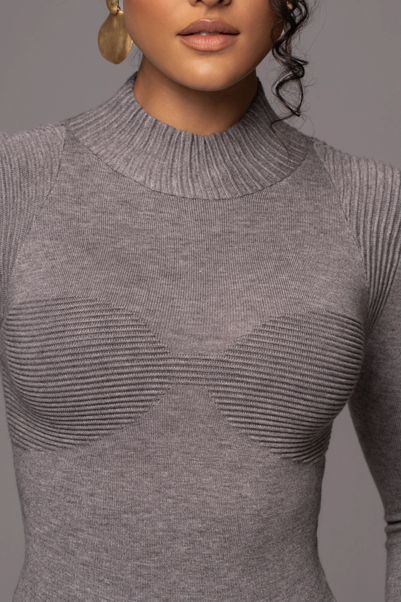 JLUXLABEL Grey Love Signs Bodysuit