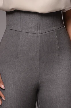 JLUXLABEL Grey Novena Woven Pants