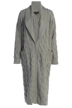 JLUXLABEL Grey Stepping Out Sweater Cardigan