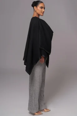 JLUXLABEL Herringbone Reversible Shawl