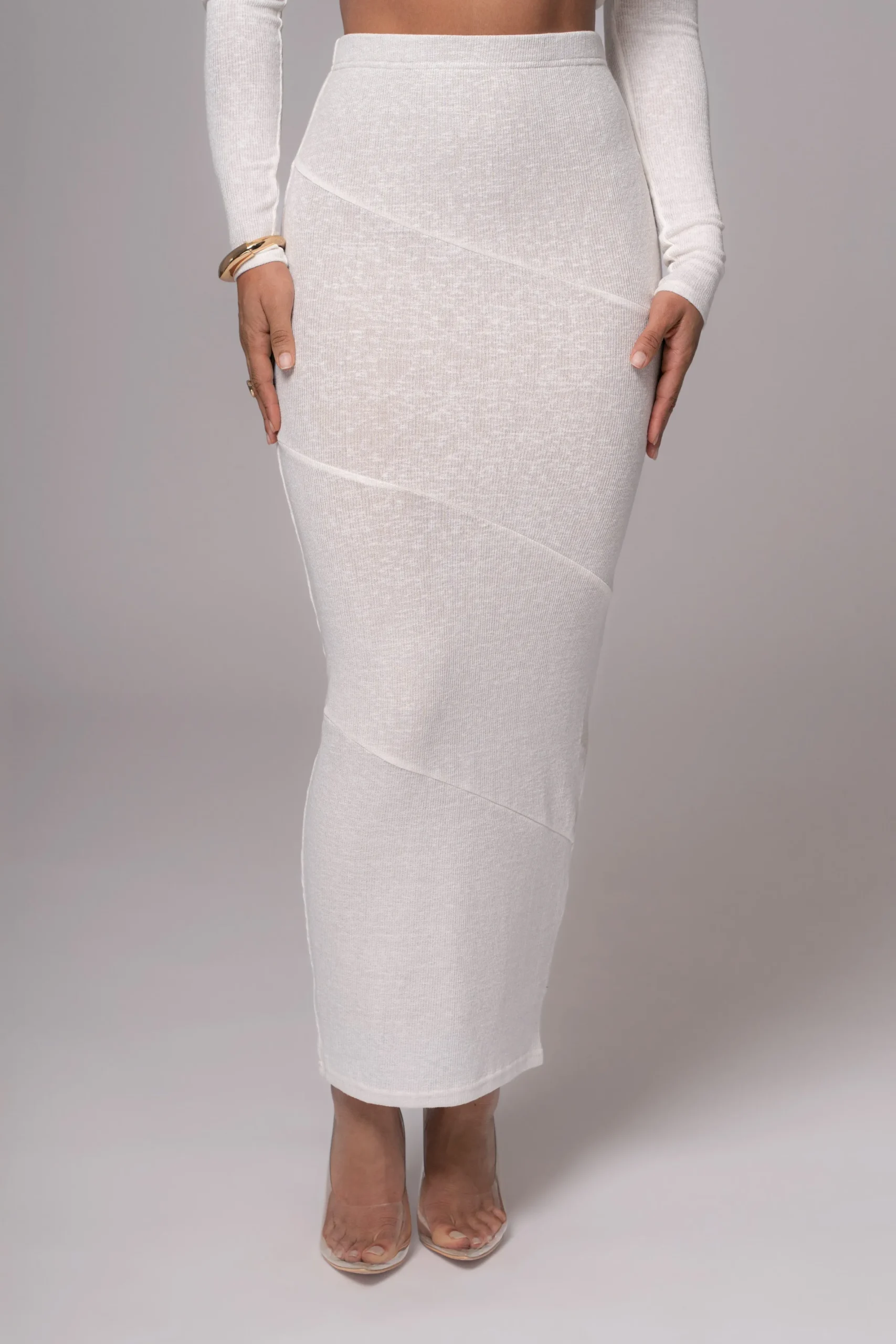 JLUXLABEL Ivory All About You Skirt Set