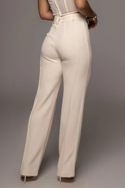 JLUXLABEL Ivory  Arlette Trousers