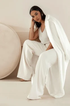 JLUXLABEL Ivory  Arlette Trousers