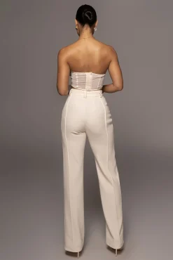 JLUXLABEL Ivory  Arlette Trousers