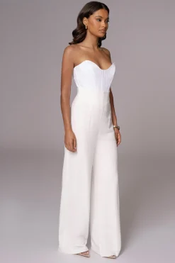 JLUXLABEL Ivory Beyond The Sea Linen Corset