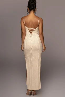 JLUXLABEL Ivory Cabana Views Crochet Dress