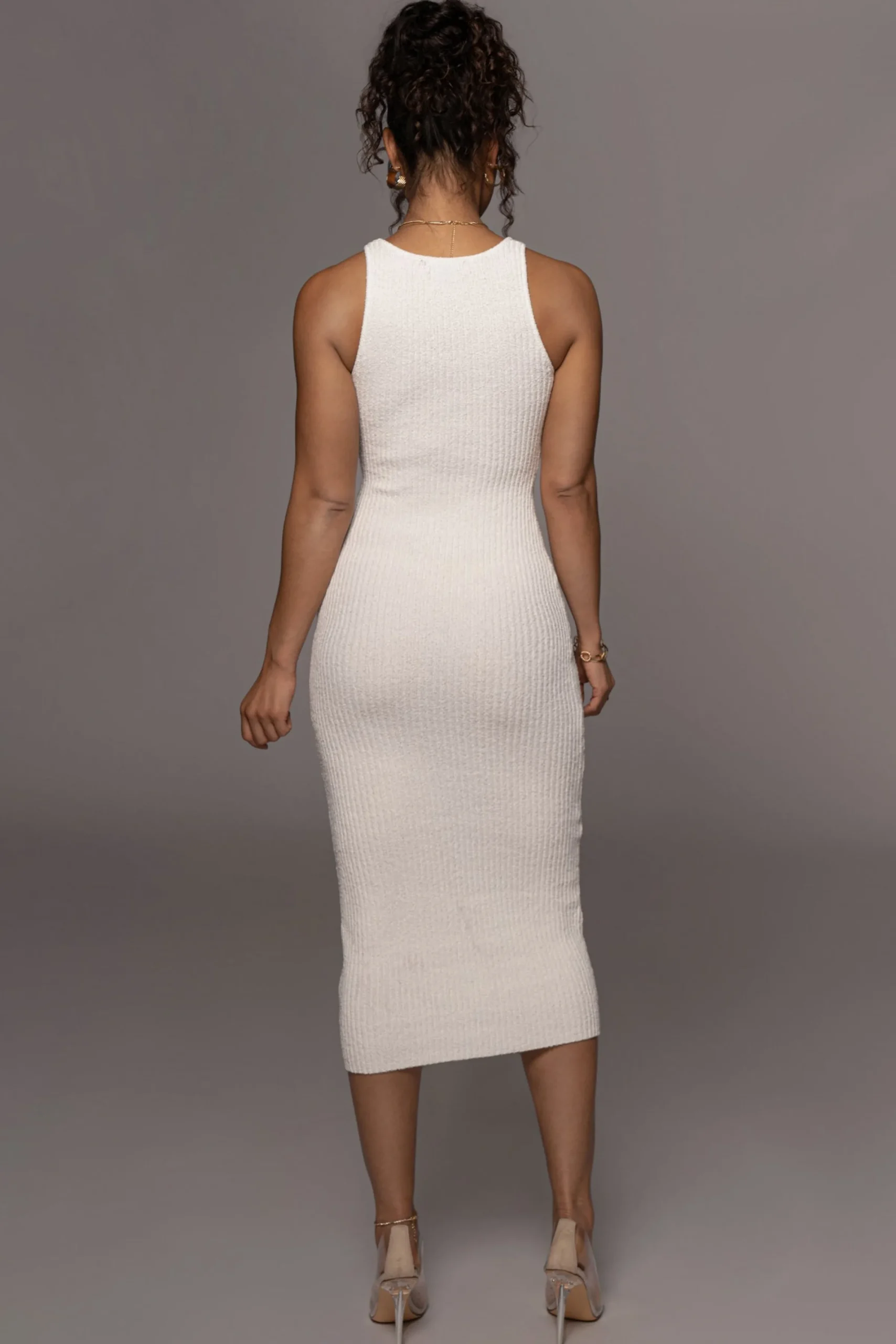 JLUXLABEL Ivory Day To Night Midi Dress