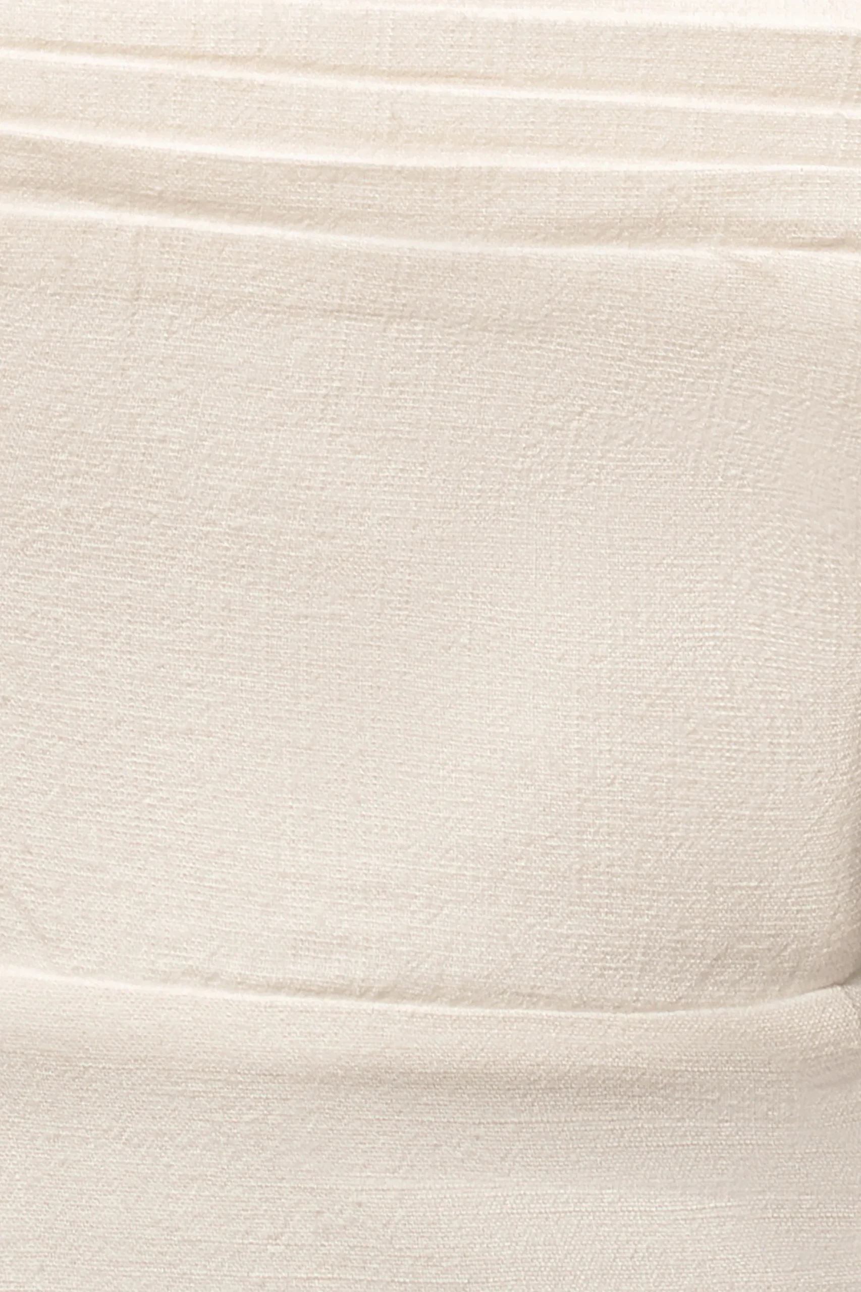 JLUXLABEL Ivory Elicia Linen Top