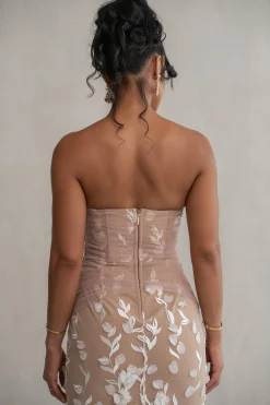 JLUXLABEL Ivory Everlasting Embroidered Gown