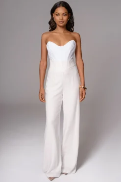 JLUXLABEL Ivory Explorer Linen Pants
