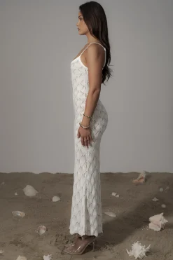 JLUXLABEL Ivory Gabriela Knit Maxi Dress