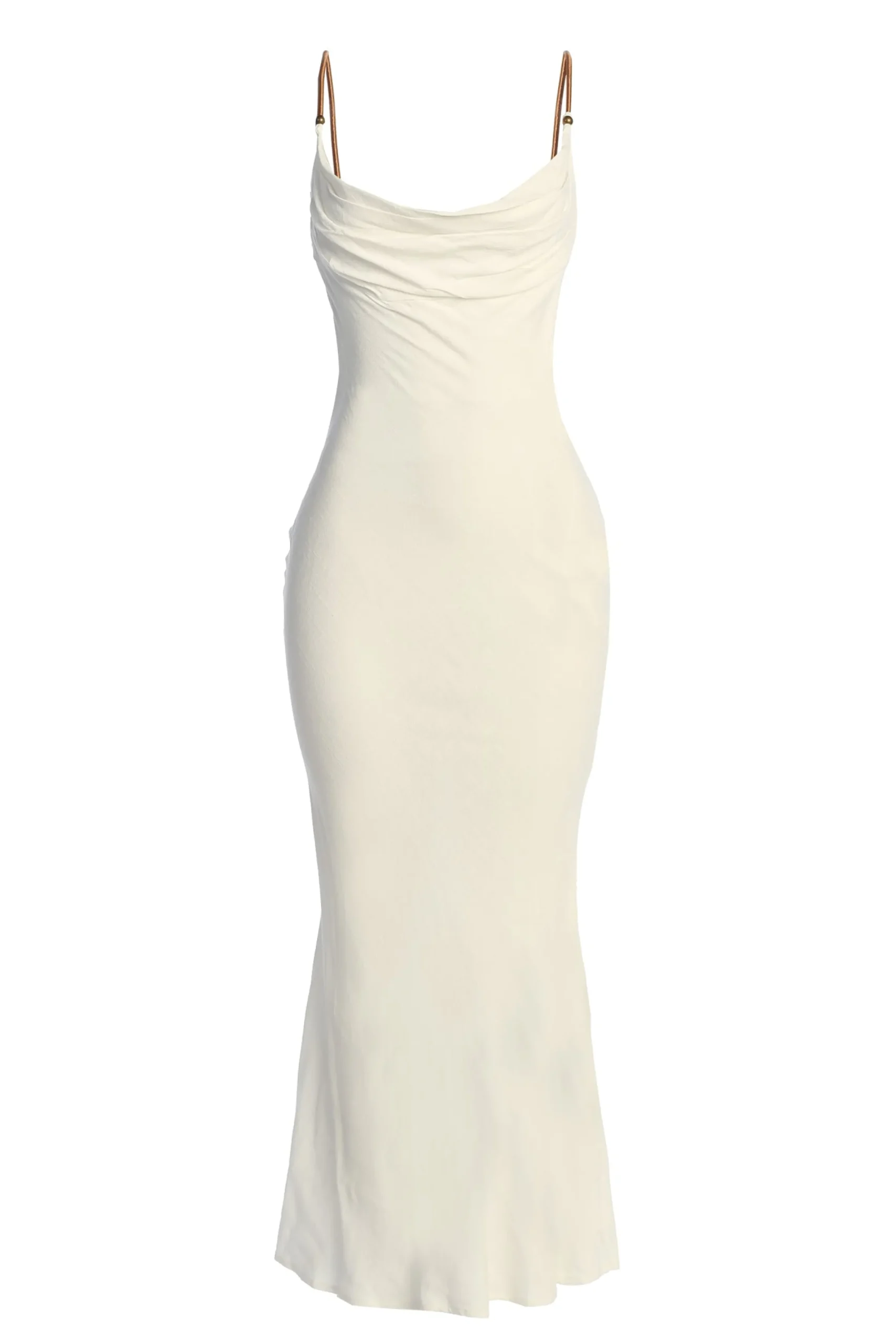 JLUXLABEL Ivory Getaway Linen Maxi Dress
