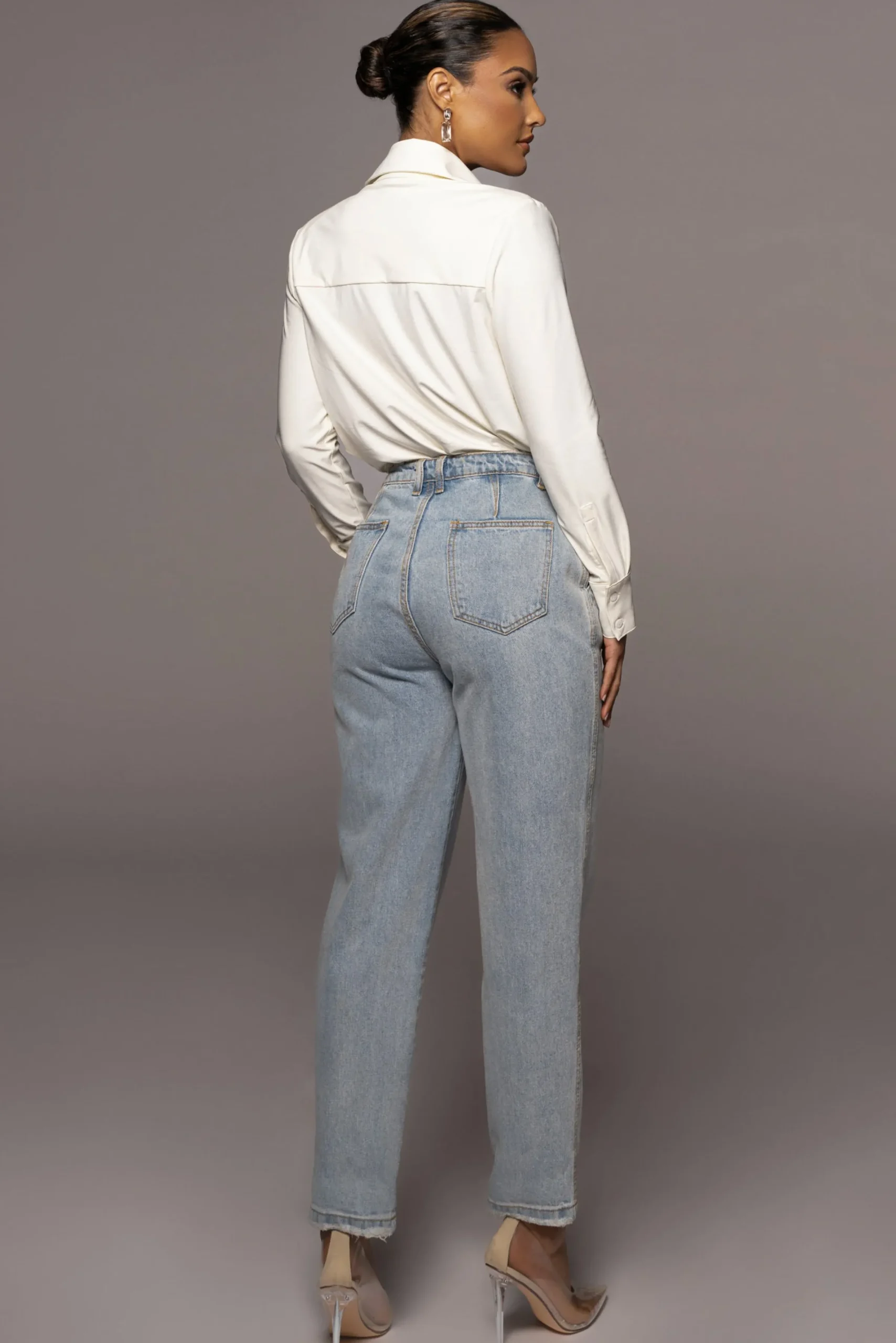 JLUXLABEL Ivory Jaxson Button Up