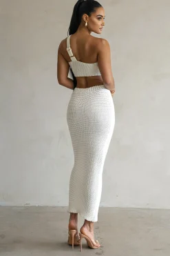 JLUXLABEL Ivory Jeanette Sweater Knit Top
