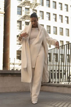 JLUXLABEL Ivory Jonah Coat