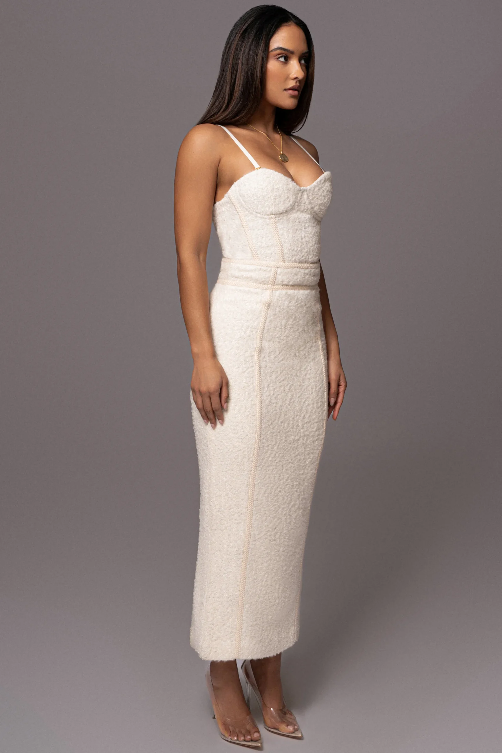 JLUXLABEL Ivory Jozie Bustier Top