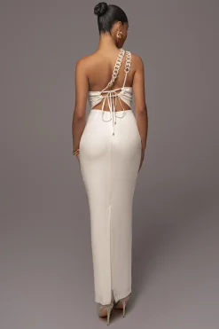 JLUXLABEL Ivory Luxury Living Maxi Dress