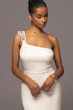 JLUXLABEL Ivory Luxury Living Maxi Dress