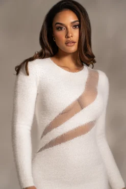 JLUXLABEL Ivory More To Love Maxi Dress