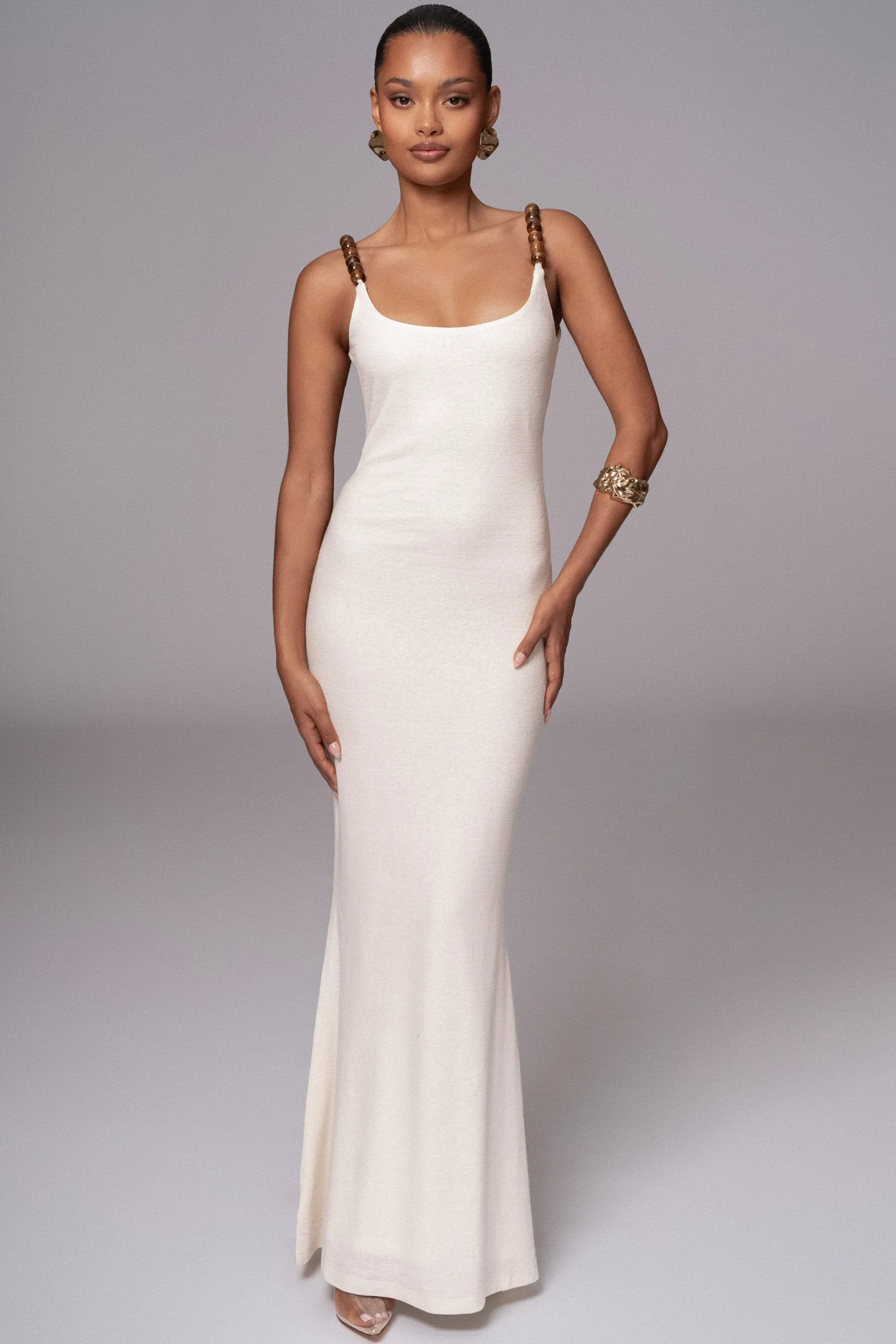JLUXLABEL Ivory Nautical Escape Maxi Dress