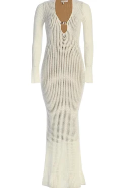 JLUXLABEL Ivory Sol Sweater Knit Dress