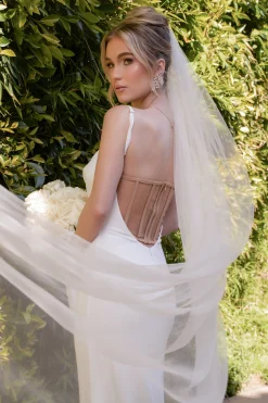JLUXLABEL Ivory Until Forever Maxi Dress