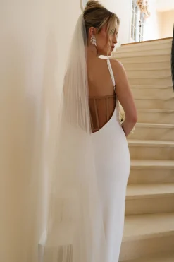 JLUXLABEL Ivory Until Forever Maxi Dress