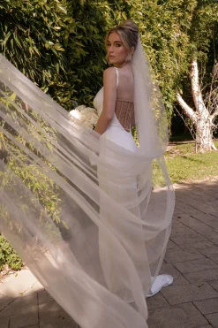JLUXLABEL Ivory Until Forever Maxi Dress