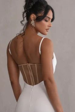 JLUXLABEL Ivory Until Forever Maxi Dress