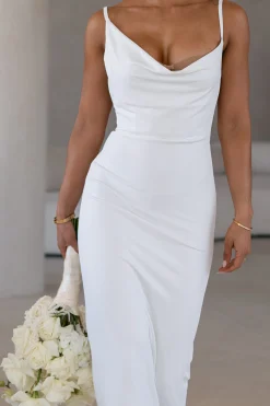 JLUXLABEL Ivory Until Forever Maxi Dress