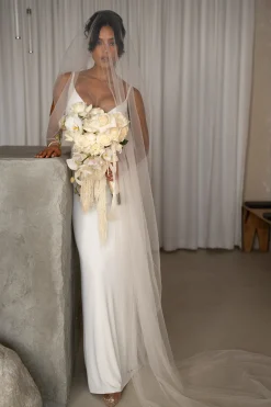 JLUXLABEL Ivory Until Forever Maxi Dress