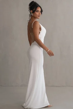 JLUXLABEL Ivory Until Forever Maxi Dress