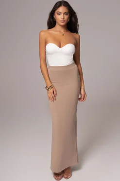 JLUXLABEL Ivory/Beige Everyday Reversible Skirt