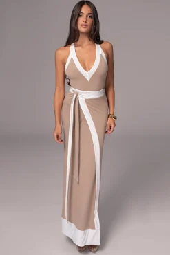 JLUXLABEL Ivory/Beige Kamie Reversible Skirt Set