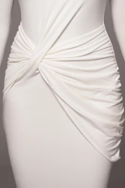 JLUXLABEL Jluxbasix Ivory Modern Lovers Midi Dress