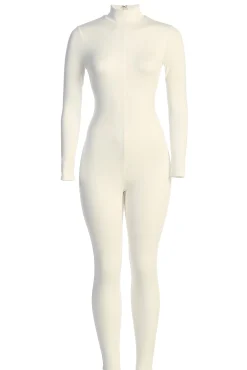 JLUXLABEL Jluxbasix White Raisa Jumpsuit