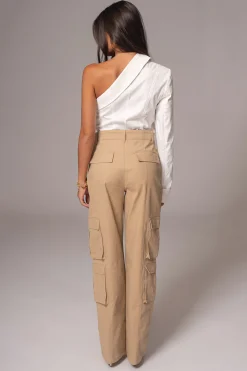 JLUXLABEL Khaki Double Take Cargo Pants