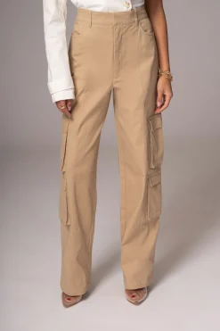 JLUXLABEL Khaki Double Take Cargo Pants