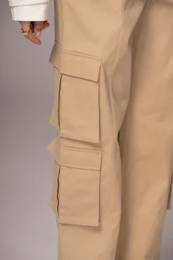 JLUXLABEL Khaki Double Take Cargo Pants
