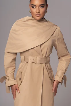 JLUXLABEL Khaki The Classic Trench Coat