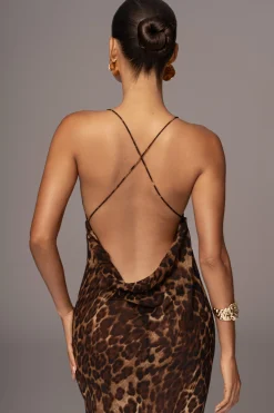 JLUXLABEL Leopard Print Sierra Maxi Dress