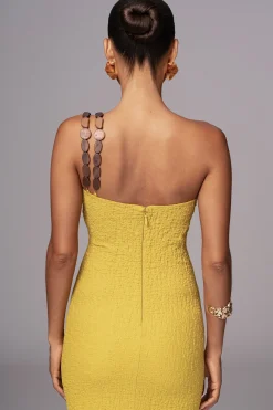 JLUXLABEL Lime Summer In Capri Dress