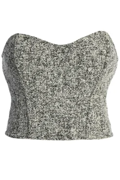 JLUXLABEL Lt. Grey All You Need Tweed Corset