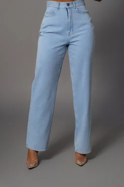 JLUXLABEL Medium Wash Denim Aline Jeans