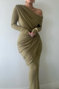 JLUXLABEL Moss Paradise Hills Maxi Skirt