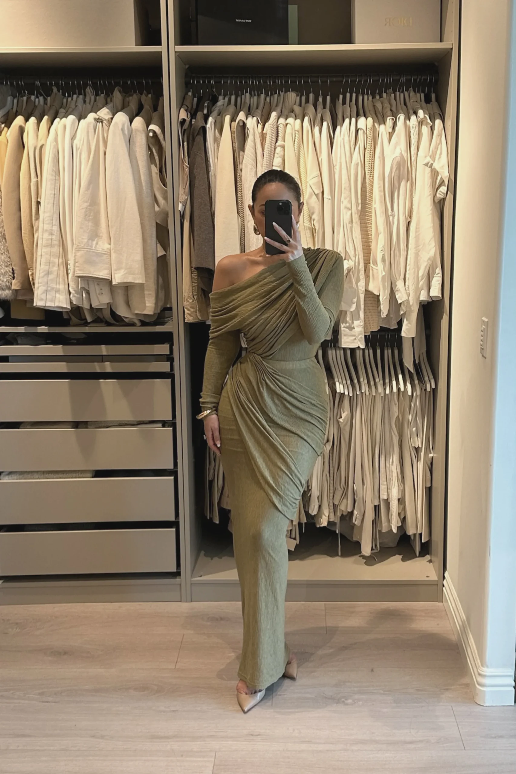 JLUXLABEL Moss Paradise Hills Maxi Skirt