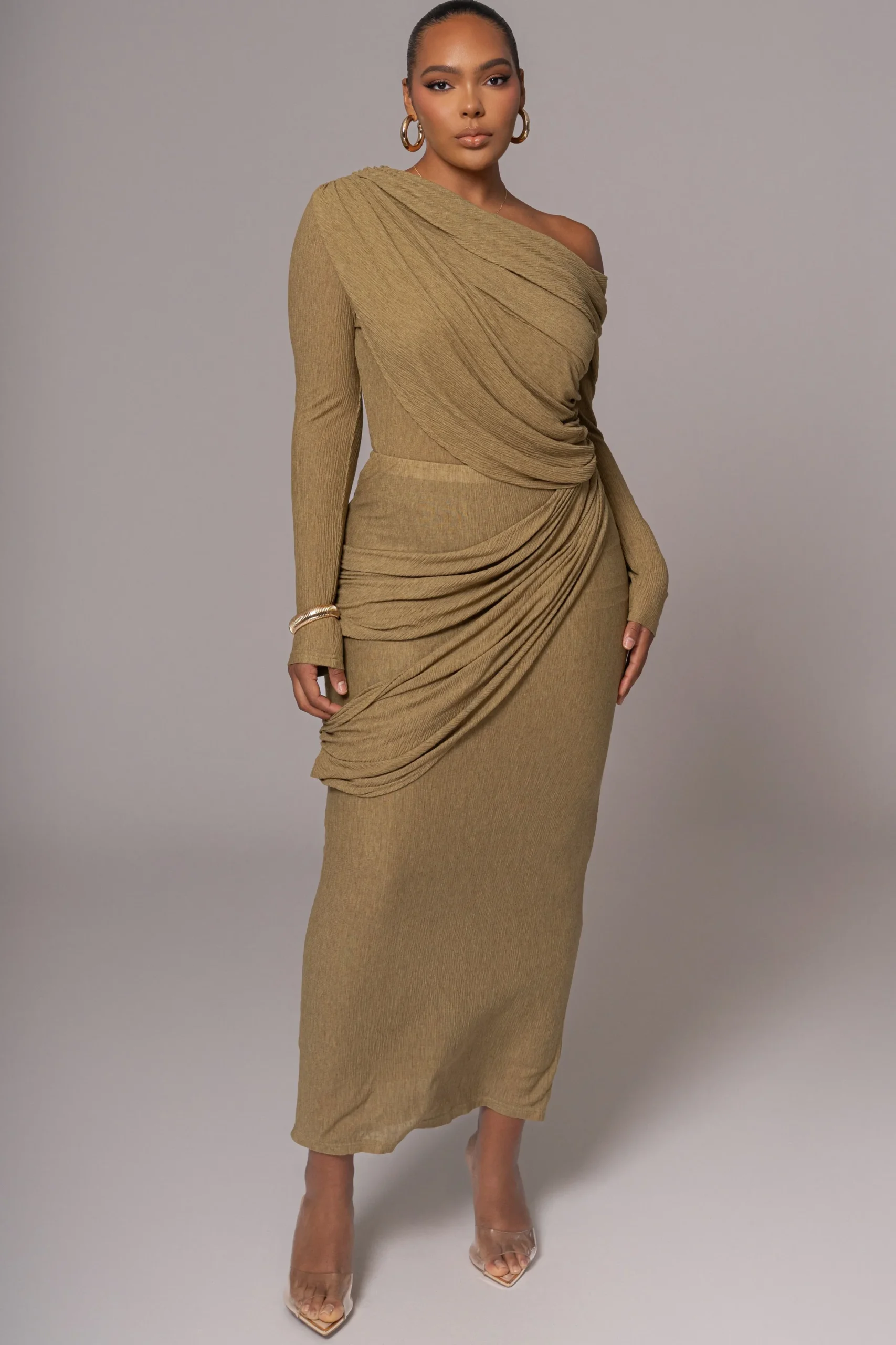 JLUXLABEL Moss Paradise Hills Maxi Skirt
