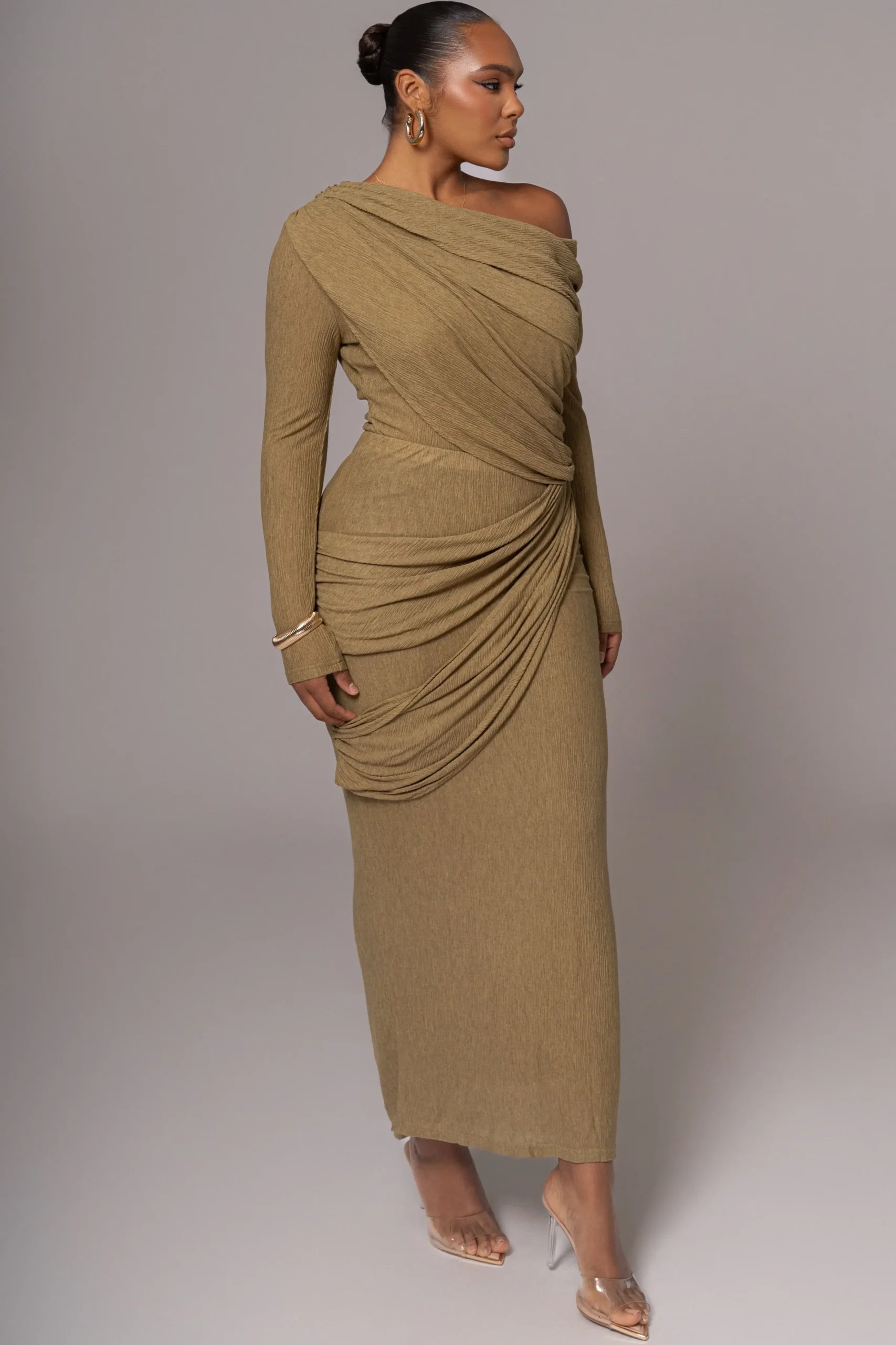 JLUXLABEL Moss Paradise Hills Maxi Skirt