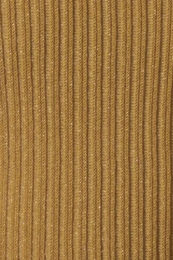 JLUXLABEL Mustard Serena Ribbed Skirt Set